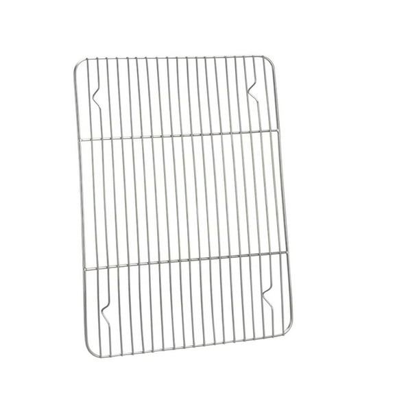 15.4x11.4x0.6In Cooling Rack,QZS Heavy Duty Stainless Steel Rack for Cookie,Easy to Clean,Silver Durable Wire Rack for Grilling,Drying Use