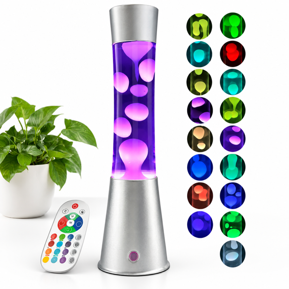 15.5 Inch Large Liquid Motion Lamp With Remote 17 Colors Night Light Led For Teens And Adults | 4 Modes 4 Brightness Bedroom Livi