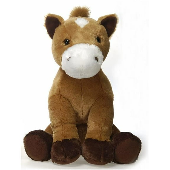 15.5" Sitting Horse Plush Toy
