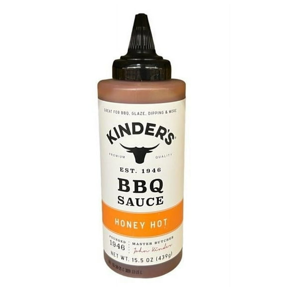 15.5 fl oz Honey Hot Squeeze BBQ Sauce - Pack of 6