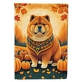 thumbnail image 1 of 15.5 x 11.25 in. Unisex Chow Chow Fall Garden Flag, 1 of 1