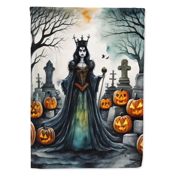15.5 x 11.25 in. Unisex Evil Queen Spooky Halloween Garden Flag
