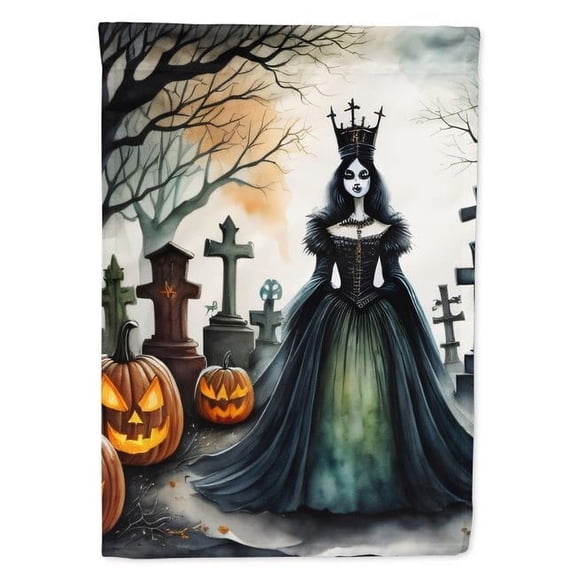 15.5 x 11.25 in. Unisex Evil Queen Spooky Halloween Garden Flag