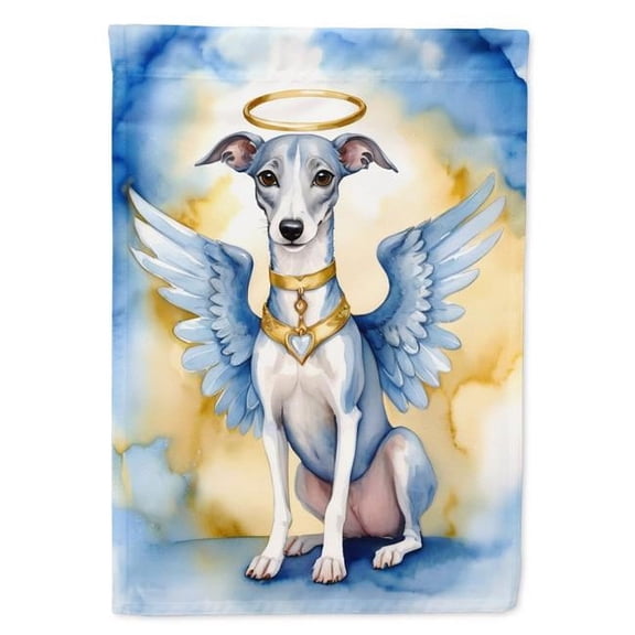 15.5 x 11.25 in. Whippet My Angel Garden Flag