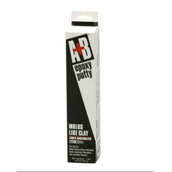 15.50 oz A plus B Epoxy Putty, Gray