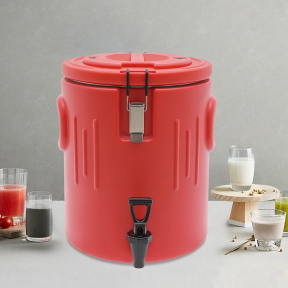 Insulated Beverage Containers, Insulated Bucket 15.5L 11.02*13.98in for Central Kitchens, Restaurants, Outdoor Banquets