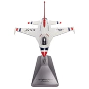 15.5cm Diecast Alloy 1/100 Scale USAF F-16 Fighting Falcon Thunderbirds Demonstration Aircraft Finished Model Toy Gift TAPDRA Accessory Part