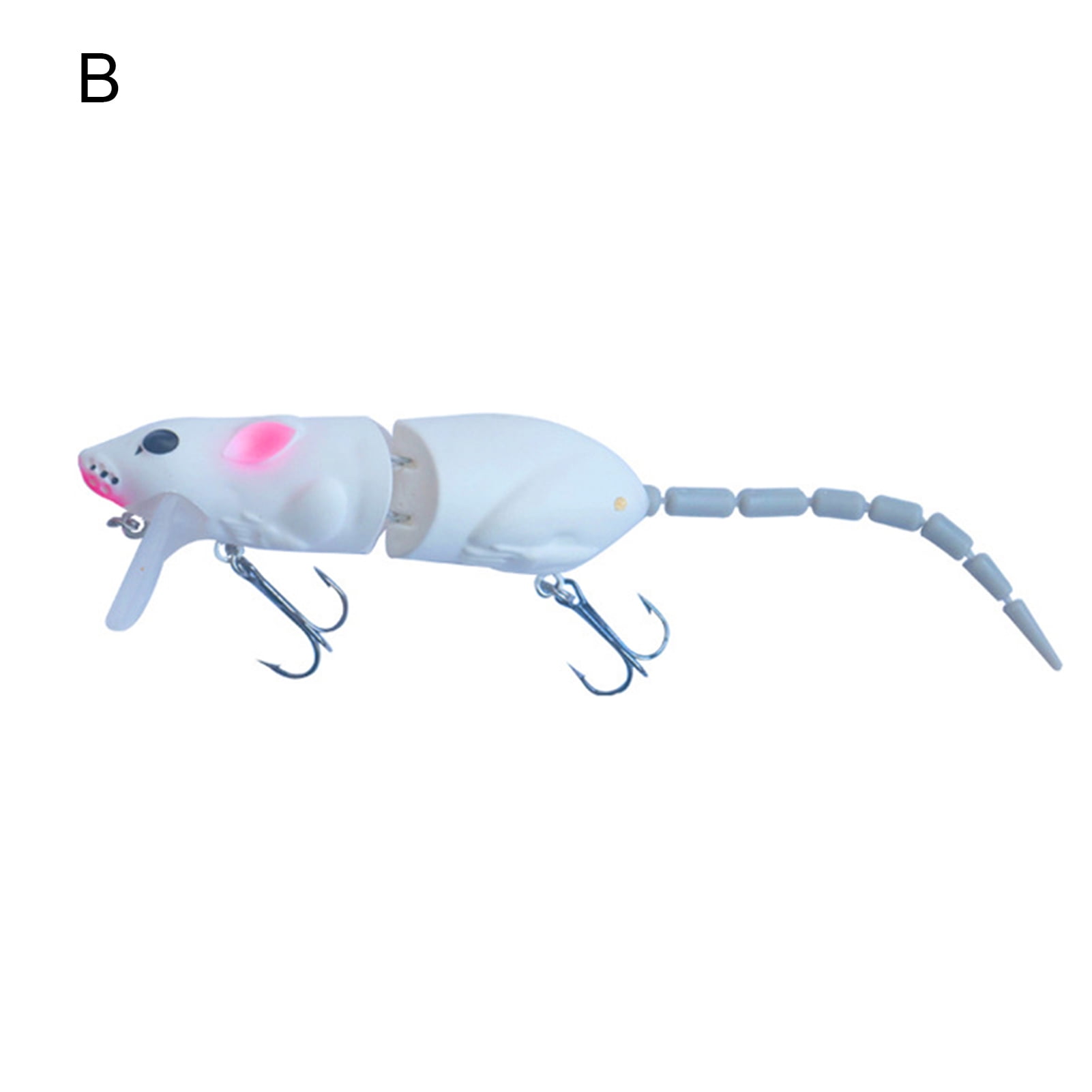 15.5g Artificial Rat Lure Vivid Wide Swing Section Design Fishing Mouse  Hard Rat Bait Crankbait for Outdoor