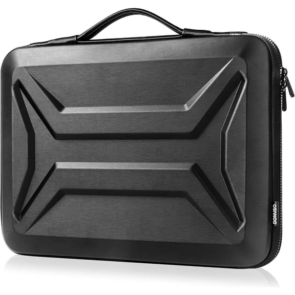 15.6-16 Inch Laptop Hard Case, Waterproof Shockproof Hard Shell Laptop Sleeve Protective Carrying Case with Retractable Handle for Macbook Pro/ IdeaPad Legion/HP ENVY/Dell XPS,Black