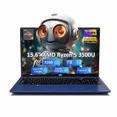 thumbnail image 1 of 15.6" Business Laptop Computer , AMD Ryzen 5 3500U(Beat i5-1135G7, 4 Cores Up to 3.7GHz), 32GB RAM 1TB SSD,65W Type-C, Fingerprint, Backlit Keyboard, Wi-Fi 5, BT5.2, Blue, 1 of 6