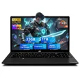 thumbnail image 1 of 15.6" FHD Business Laptop, AMD Ryzen 5(Beat i3-1215U, 4 Cores Up to 3.7GHz), 32GB RAM 1TB SSD, Student Laptop 65W Type-C Fingerprint Backlit Keyboard IPS-Computer, Wi-Fi 5 BT5.2 Black, 1 of 7