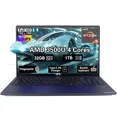 thumbnail image 1 of 15.6" FHD Business Laptop Computer AMD Ryzen 5 3500U 32GB RAM 1TB SSD Windows 11 Backlit Keyboard Fingerprint Reader 65W PD Lightweight Computer for Work and Student Blue, 1 of 7
