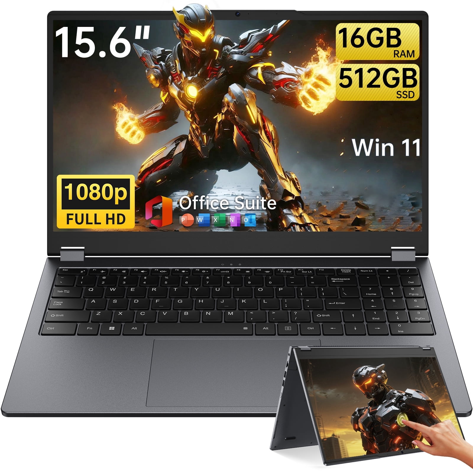 Explore Touch Screen Laptops for Business and Personal Use at Walmart