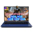 thumbnail image 1 of 15.6" FHD Gaming Laptop, 8 Cores AMD Ryzen 7 Pro 6850U 32GB LPDDR5 RAM 1TB SSD (Beat i7-1360P Up to 4.7GHz) AMD Radeon 680M GPU IPS FHD Computer with 100W Type-C Backlit Keyboard Fingerprint Blue, 1 of 7