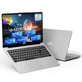 thumbnail image 1 of 15.6'' FHD IPS Business Laptop, 32GB RAM 2TB SSD, 12th Gen Intel Core i3-1215U (6-Cores Up to 4.4GHz Beat i5-1135G7), Win 11, Type-C 65W PD Fast Charger, Fingerprint Backlit Keyboard Wi-Fi 6 Silver, 1 of 7