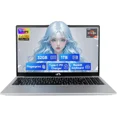 thumbnail image 1 of 15.6" FHD IPS Gaming Laptop - AMD Ryzen 5 6600H 6 Cores (Beat i7-1165G7, Up to 4.5GHz), 32GB DDR5 RAM, 1TB SSD, AMD Radeon 660M with 100W Type-C Charger，Backlit Keyboard, Windows 11, 1 of 6