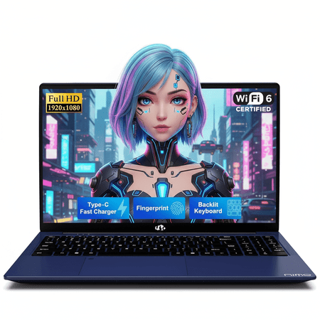 15.6" FHD Laptop Intel Pentium N150 (Beat i3-1115G4, Up to 3.6GHz) 16GB RAM 512GB SSD with Backlit Keyboard 65W GaN Type-C Fingerprint price history and forecast - UHIPPO N178