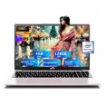thumbnail image 1 of 15.6'' FHD Laptop Computer, Windows 11, Intel N100 Processor(Beat to i3 1115G4, Up to 3.4GHz), 4GB RAM 128GB SSD, Fingerprint, Backlit keyboard, Type-C 65W PD Fast Charger (Blue), 1 of 9