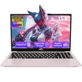 thumbnail image 1 of 15.6-FHD-Laptop,Pink Student-Laptop with Backlit Keyboard Fingerprint 8GB RAM 128GB SSD Intel Pentium Quad Core N100 Processor (Up to 3.4GHz)Business-Laptop,Computer,2 Years Warranty,Win11, 1 of 6