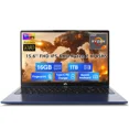 thumbnail image 1 of 15.6" FHD New Gaming Laptop Computer AMD Ryzen 7 8745HS 8-Core (up to 4.9GHz), Radeon 780M Graphics, 16GB DDR5 RAM, 1TB SSD, FHD IPS Display, 100W Type-C, Backlit Keyboard, Fingerprint Blue, 1 of 9