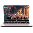 thumbnail image 1 of 15.6" FHD Student Laptop, Intel N150 Processor (4-Core, up to 3.6GHz), 8GB RAM, 256GB SSD, Fingerprint, Backlit Keyboard, 2-Year Warranty-Rose Gold, 1 of 7