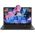 thumbnail image 1 of 15.6" IPS FHD-Gaming-Laptop, 8 Cores AMD Ryzen 7 6800H 16GB DDR5 RAM 1TB SSD (Beat i7-12700H, Up to 4.7GHz) AMD Radeon 680M GPU-Computer with 100W GaN Type-C Backlit Keyboard Fingerprint(black）, 1 of 8