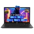 thumbnail image 1 of 15.6" IPS FHD-Gaming-Laptop, 8 Cores AMD Ryzen 7 6800H 64GB DDR5 RAM 2TB SSD (Beat Intel i7-12700H Up to 4.7GHz) AMD Radeon 680M GPU-Computer with 100W Type-C Backlit Keyboard Fingerprint, Win 11 Pro, 1 of 7