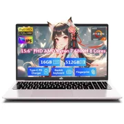 15.6 IPS FHD Gaming Laptop 8 Cores AMD Ryzen 7 6800HBeat Intel i7-12700H, Up to 4.7GHz 16GB DDR5 RAM 512GB SSD AMD Radeon 680M GPU-Computer 100W Type-C Backlit Keyboard Fingerprint RoseGold