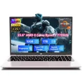 thumbnail image 1 of 15.6" IPS FHD Gaming Laptop, 8 Cores AMD Ryzen 7 7735HS (Beats i7-12650H, Up to 4.75GHz) 32GB DDR5 RAM 1TB SSD, Computer with Radeon 680M 100W Type-C Backlit Keyboard Fingerprint Unlock, RoseGold, 1 of 7
