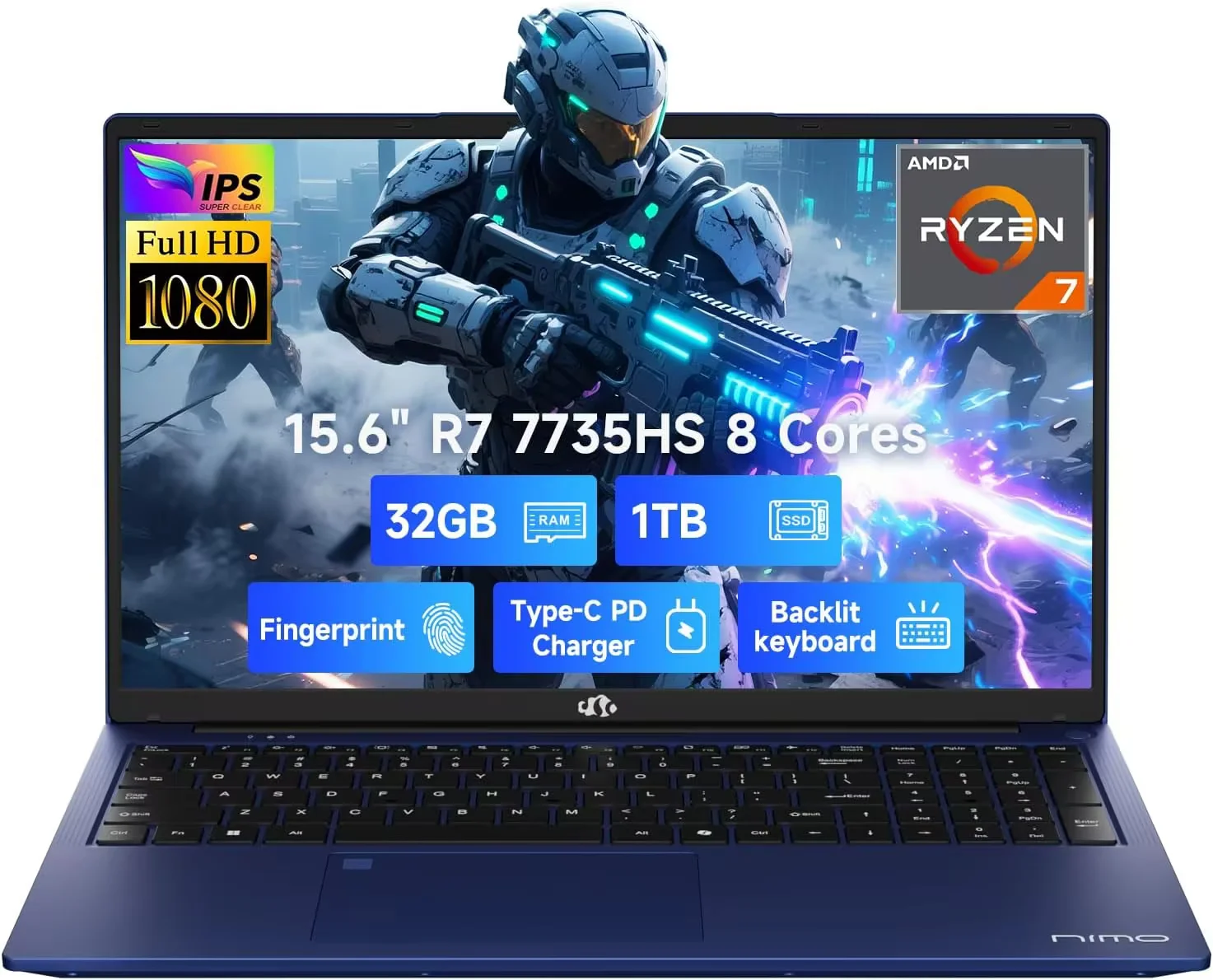Dell Inspiron 15 3535 Touchscreen Laptop, 15.6