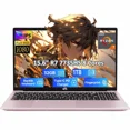 thumbnail image 1 of 15.6" IPS FHD Gaming-Laptop, AMD 8 Cores Ryzen 7 7735HS 32GB DDR5 RAM 1TB SSD (Beats i7-12650H, Up to 4.75GHz) Computer with Radeon 680M 100W Type-C Backlit Keyboard Fingerprint Unlock, 1 of 6