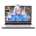 thumbnail image 1 of 15.6" IPS FHD Gaming Laptop, AMD Ryzen 7 8745HS (8C/16T, up to 4.9GHz) Radeon 780M Graphics 32GB DDR5 RAM 1TB SSD Business Computer with 100W Type-C Backlit Keyboard, Fingerprint USB-C 4.0 RoseGold, 1 of 7