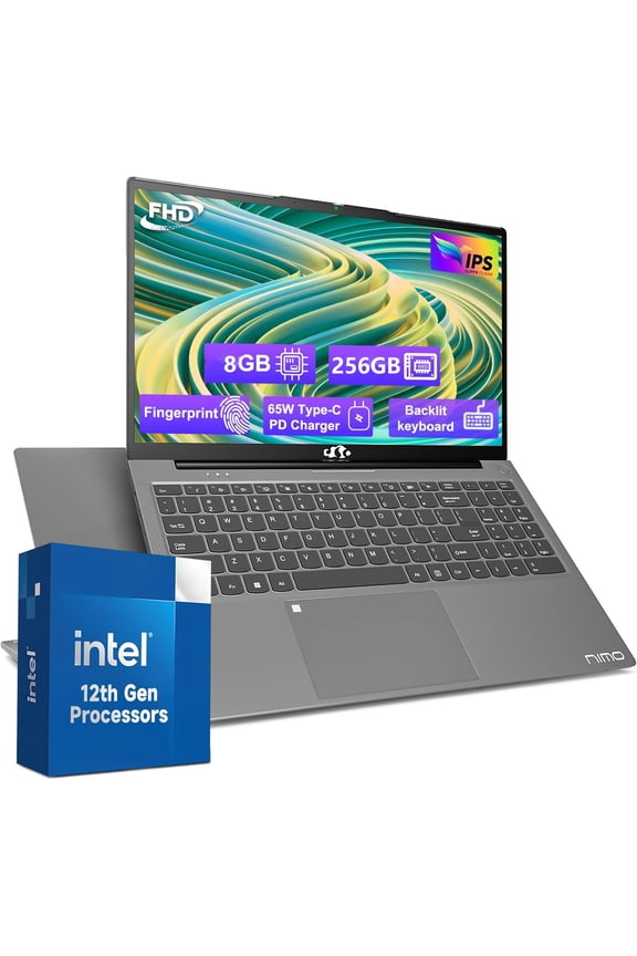 15.6 IPS-FHD-Laptop, 16GB RAM 1TB SSD Intel Pentium Quad Core N100, Backlit Keyboard Fingerprint (Beat to i3-1115G4 Up to 3.4GHz) Computer for Student-Home WiFi 6 BT5.2 Win 11