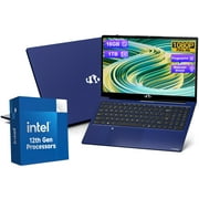 15.6 IPS-FHD-Laptop, 16GB RAM 1TB SSD Intel Pentium Quad Core N100, Backlit Keyboard Fingerprint (Beat to i3-1115G4 Up to 3.4GHz) Computer for Student-Home WiFi 6 BT5.2 Win 11