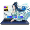 thumbnail image 1 of 15.6" IPS FHD Laptop 4GB RAM 128GB SSD Intel Pentium Quad Core N100 (Beat i3-1115G4, Up to 3.4GHz) with Backlit Keyboard Fingerprint Type-C WiFi 6 BT5.2 Blue, 1 of 7