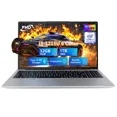 thumbnail image 1 of 15.6" IPS FHD Laptop, Intel 6 Core i3-1215U (Beat i5-1135G7, Up to 4.4GHz) 32GB RAM 1TB SSD Business Laptop Computer Fingerprint Backlit Keyboard 65W Type C Wi-Fi 6 Win 11 Silver, 1 of 6