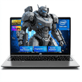 thumbnail image 1 of 15.6" IPS FHD-Laptop Intel Pentium Quad Core N100 16GB RAM 1TB SSD (Beat to i3-1115G4 Up to 3.4GHz) with Backlit Keyboard Fingerprint Reader Windows 11, 1 of 7