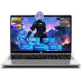 thumbnail image 1 of 15.6'' IPS FHD Student Laptop, 32GB RAM 1TB SSD AMD Ryzen 5(Beat i5-1135G7, 4 Cores Up to 3.7GHz) Computer with 65W Type-C, Fingerprint, Backlit Keyboard, BT5.2, Silver, 1 of 7