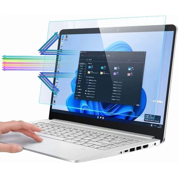 15.6 Inch Anti Blue Light Laptop Screen Protector,Eye Protection Anti Glare Anti Scratch Computer Screen Cover for Lenovo Hp Dell Asus Samsung 15.6" Laptop with 16:9 Aspect Ratio (15.6 Inch)