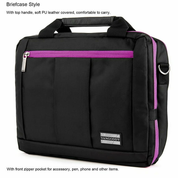 15.6 Inch Laptop Bag with Cable Organizer with 7 Ports USB Data Hub