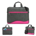 thumbnail image 1 of 15.6 Inch Laptop Messenger Bag for Men Women, Water Resistant Nylon Shoulder Computer Laptop Chromebook Bag for Work Business Travel (Magenta-15), 1 of 6