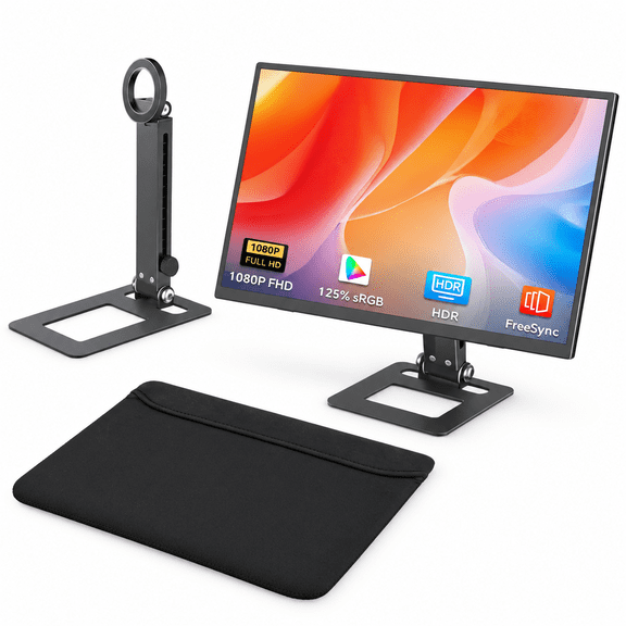 15.6 Inch Portable FHD IPS Monitor With Magnetic And Adjustable Stand