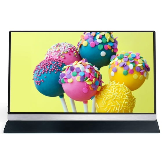 ,15.6 Inch Portable Resolution 170° 60hz Compatibility Silver Wide Compatibility Silver 170° 60hz Rate Portable Ips Rate Wide Compatibility Ips Screen 1920 * 1080