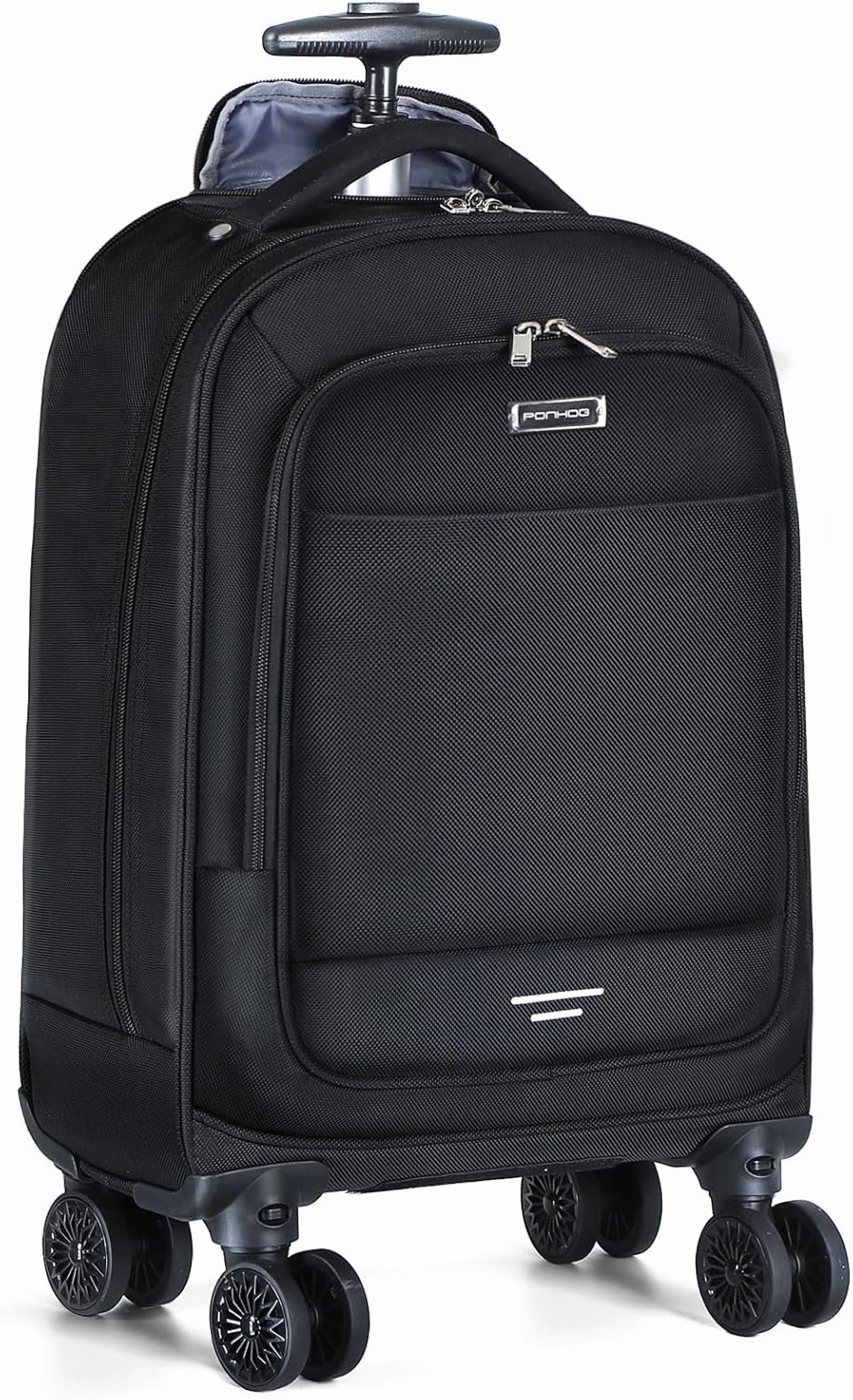 15.6 Inch Rolling Laptop Backpack - 4 Spinner Wheels Carry On Travel ...
