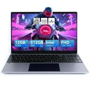 15.6''Laptop 12GB DDR4 512GB SSD, Quad-Core Intel Celeron N5095 Processors, 1080P Ips Fhd Display Laptop Computer, Numeric Keypad,Bluetooth 4.2, 2.4/5G Wifi