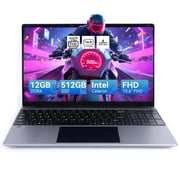 15.6Laptop 12GB DDR4 512GB SSD, Quad-Core Intel Celeron N5095 Processors, 1080P Ips Fhd Display Laptop Computer, Numeric Keypad,Bluetooth 4.2, 2.4/5G Wifi