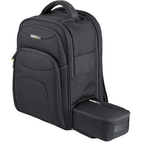 15.6" Laptop Backpack w/ Removable Accessory Case, Professional IT Tech Backpack for Work/Travel/Commute, Nylon Computer Bag