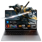 15.6 Laptop Computer,4GB RAM 128GB SSD,Windows 11 Pro Bussiness NoteBook PC,MS Office 365,Intel Pentium 4425Y, 100% sRGB Screen,2.4G/5G Dual Band WiFi
