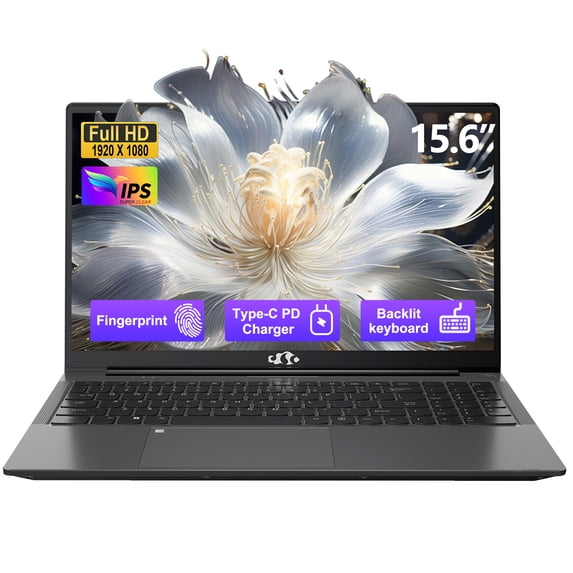 15.6"Laptop-Computer Business-Laptop with Backlit Keyboard Fingerprint 2 Years Warranty 8GB RAM 256GB SSD Intel Pentium 6 Cores i3-1215U(Beat i5-1135G7)Student-Laptop win11,Gray