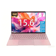 15.6 Laptop,Intel N95,8GB RAM,512GB SSD,Windows 11 Pro Work Computer,Fingerprint Reader,Backlit Keyboard,Rose